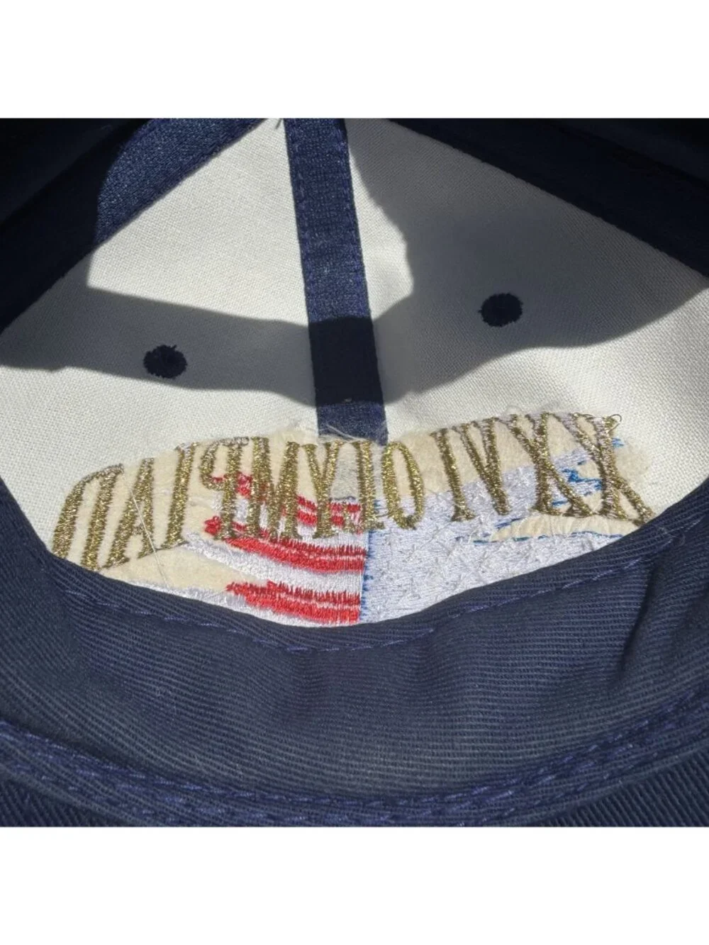 VTG Atlanta 1996 USA Olympics Baseball Cap America Hat Snapback 90s Embroidered